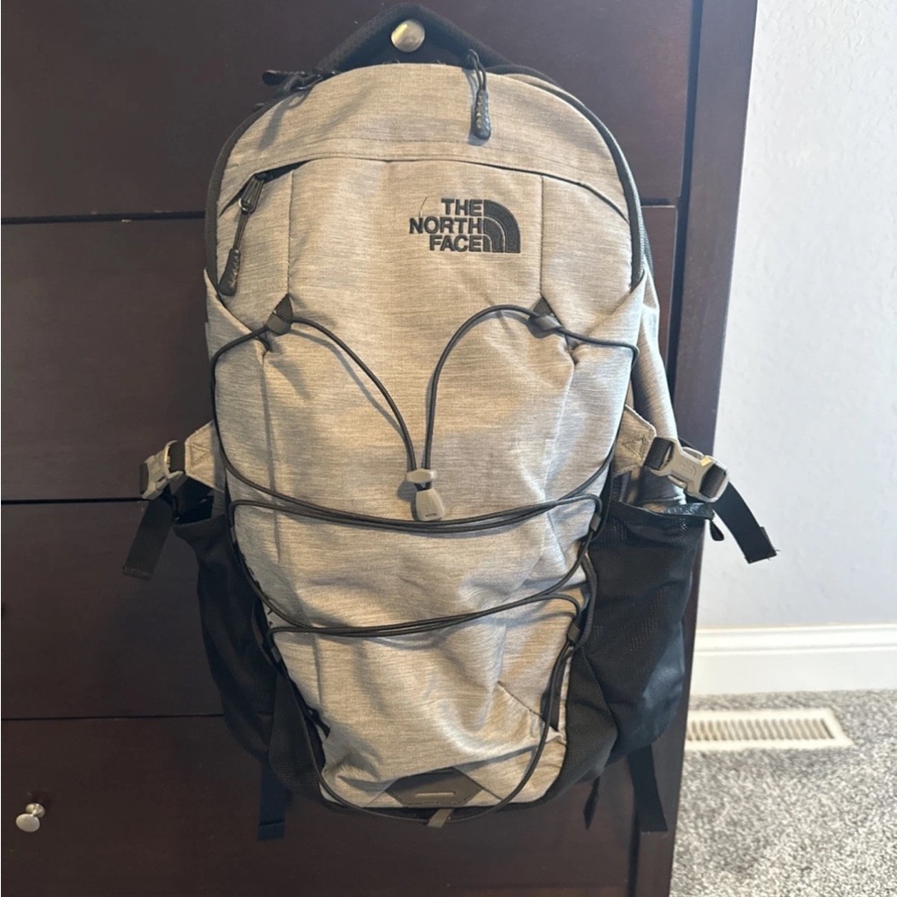 The North Face Borealis Backpack in Gray and Black